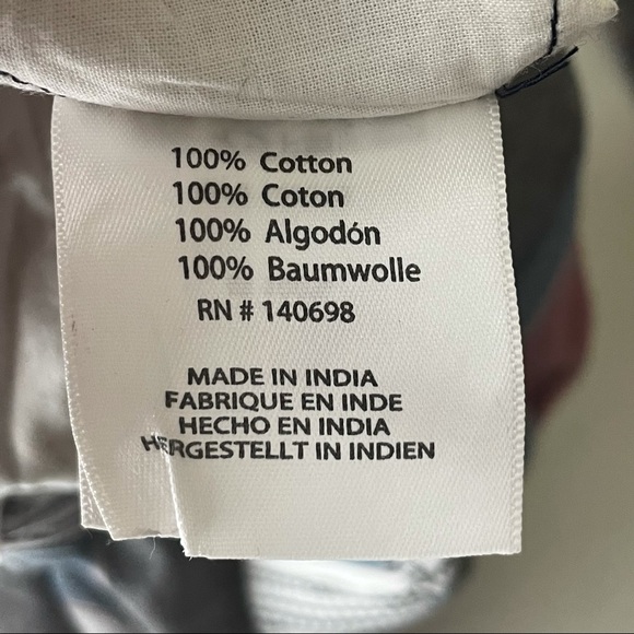 TAVIK NWT HANNAH PANTS RED BLUE STRIPE MEDIUM 100% COTTON - Picture 8 of 11